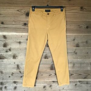 American Eagle Dark Khaki Next Level Flex Slim Leg Chinos 28x30